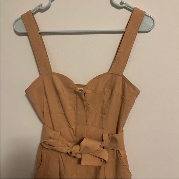 A.L.C. Cyprus Linen Jumpsuit Rose Ash 2 - Picture 6 of 9